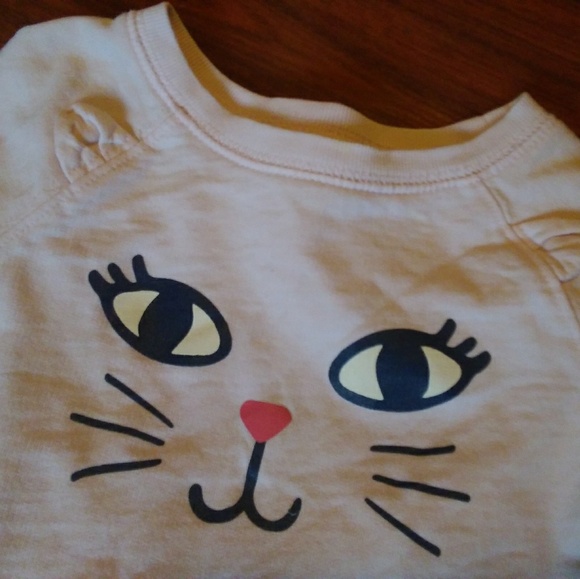 Carter's Matching kitty sweater and leggings - Picture 2 of 6